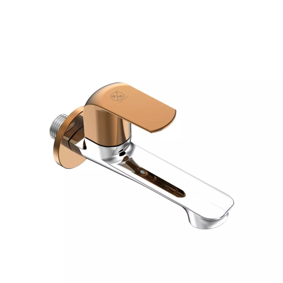RN Solitaire Pro Dual Extra Long Nose BIB Tap With Flange Rose Gold Chrome 1/2 Inch (15 mm) Size, RNSOP25G03