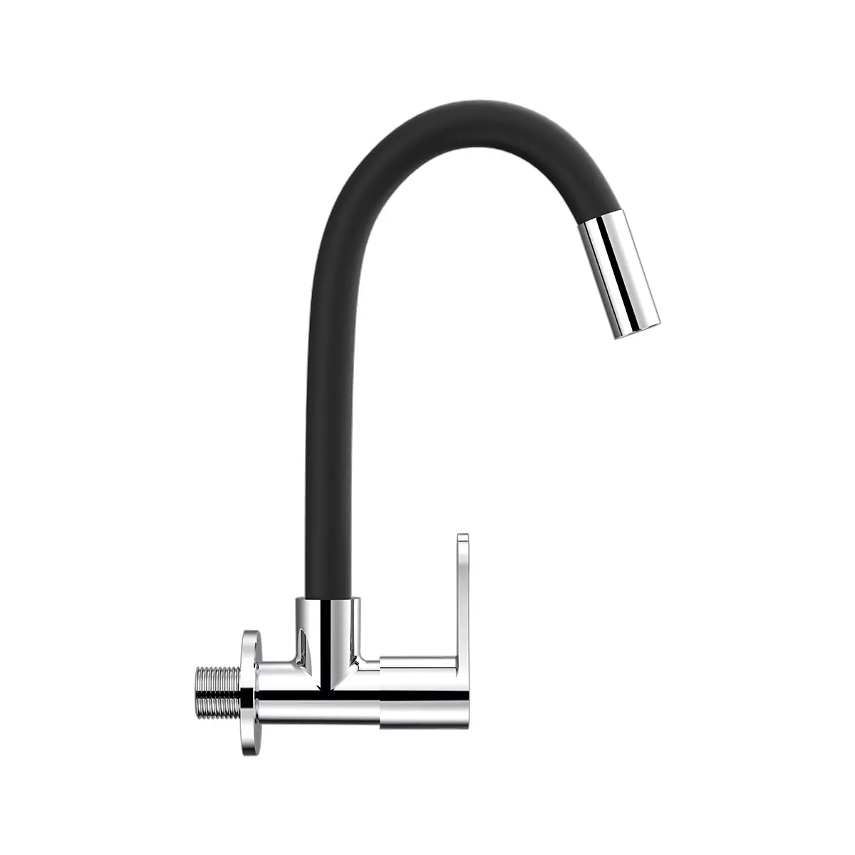 rn-malia-collection-sink-tap-with-swivel-spout-flange-12-inch-15-mm-size-black-chrome-plated-stainless-steel-rnmal24g26