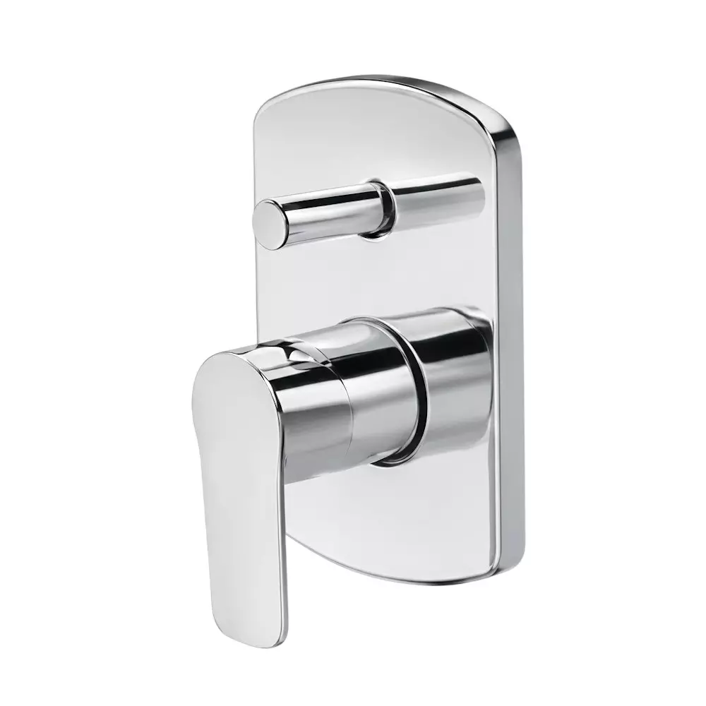 IVAS Elanza Single Lever Expose Tap Wall Mounted Chrome Finish Silver for Bathroom & Toilets Use, IM12008839