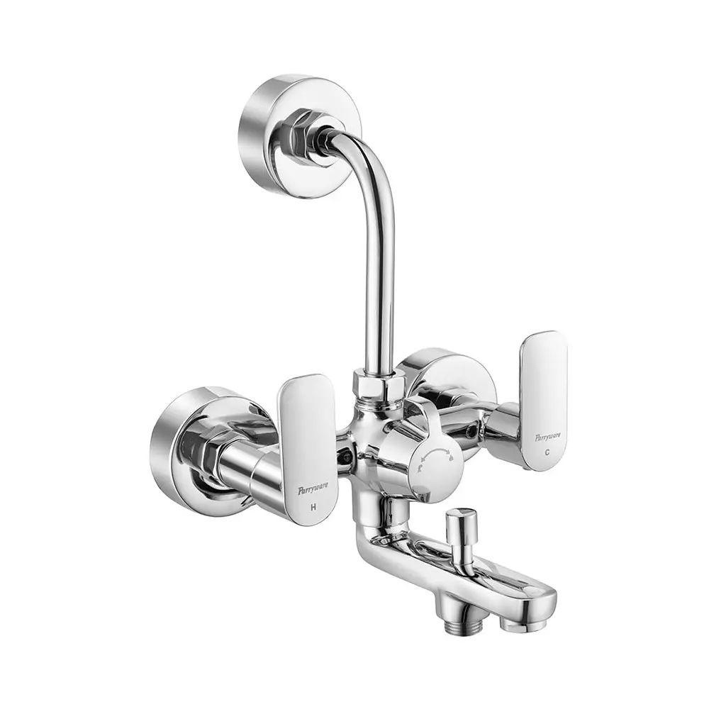 Parryware Cardinal Wall Mixer 3-in-1 Stainless Steel Chrome Finish, G5417A1