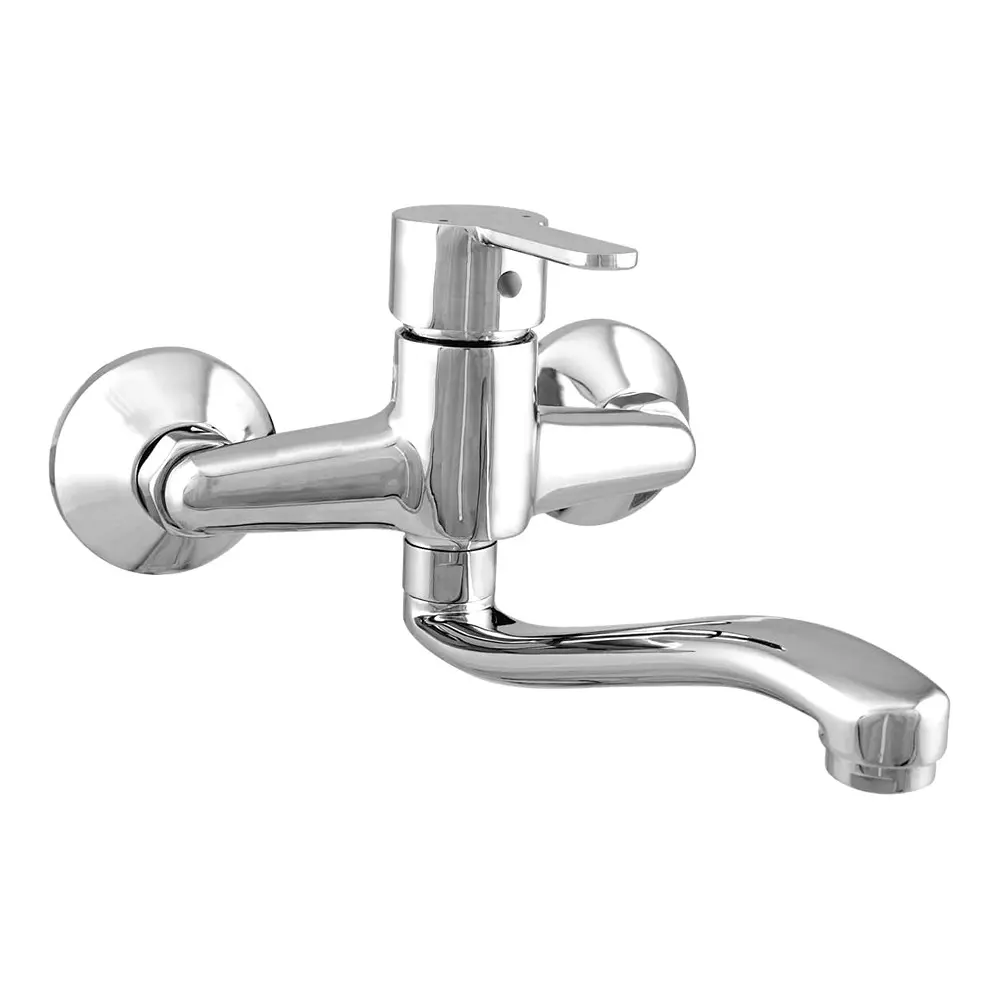 Parryware Claret Single Lever Sink Mixer Stainless Steel Wall Mount Chrome Finish, G521GA1