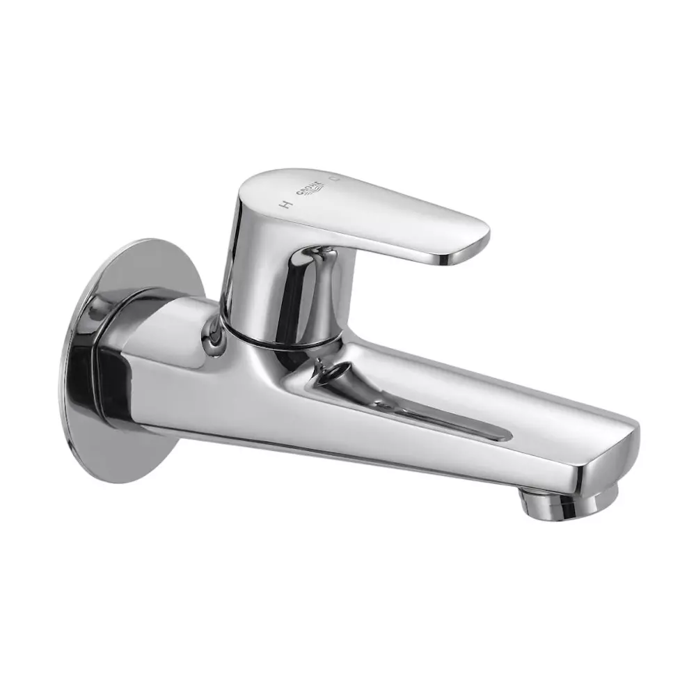 PLUMBER Ecoline Series Estel Range Bib Tap Long Body with Foam Flow, Chrome Finish and Wall Mounted, ETL-0203