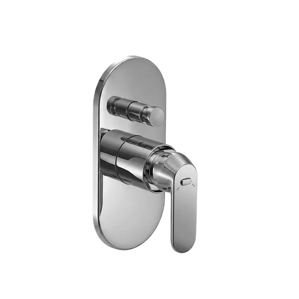 PLUMBER Ecoline Series Euphoria Range Exposed Set for High Flow Single Lever Concealed Divertor with 40 mm Cartridge, EPA-UP40N