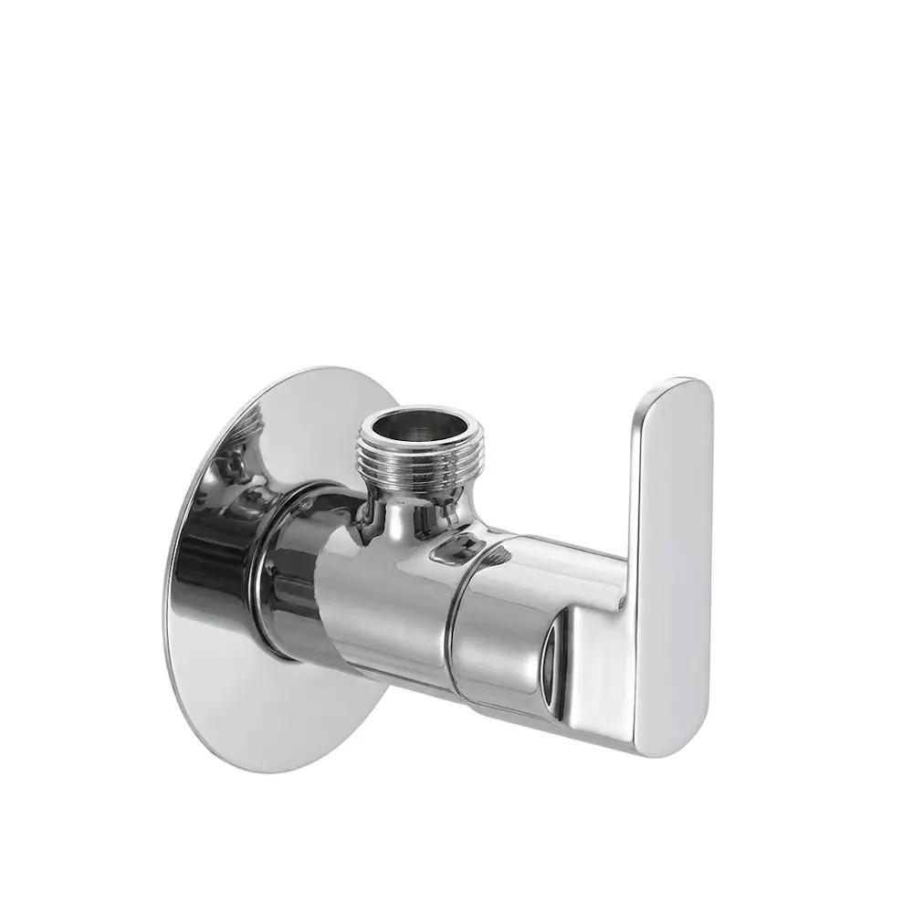 PLUMBER Ecoline Series Eon Range Angle Tap, Chrome Finish and Wall Mounted, EON-0507
