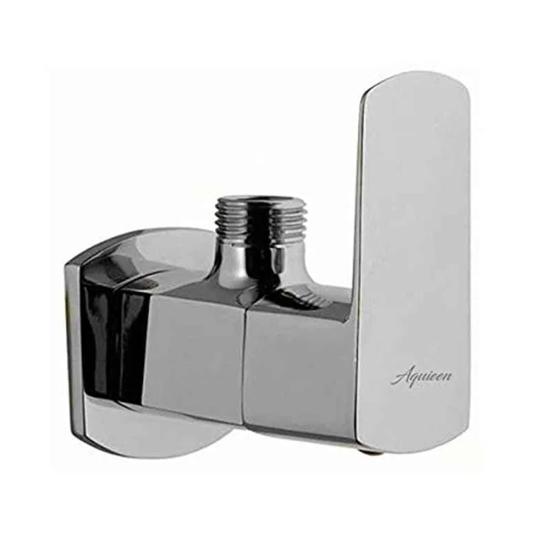 Aquieen Zura Brass Silver Angle Valve Each of 1 Piece