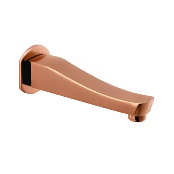 CERA Perla Single Lever Wall Mount Bath Tub Spout with Wall Flange Rose Gold, F1012661RG