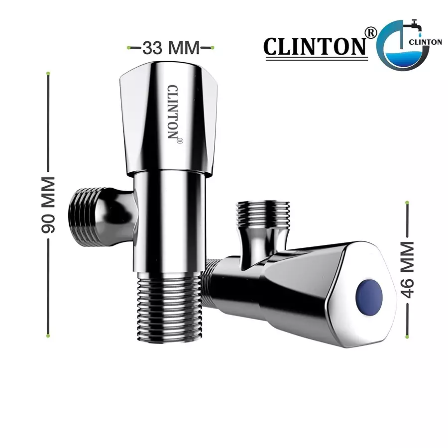 clinton-stainless-steel-chrome-plated-angle-valve-triangle-pack-of-3