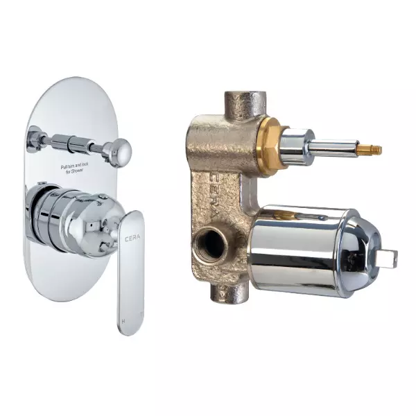 Buy CERA Brooklyn Single Lever High Flow Concealed Diverter, F1018721 + F4030101 (Set of 2 Pcs) from Industrybuying.com