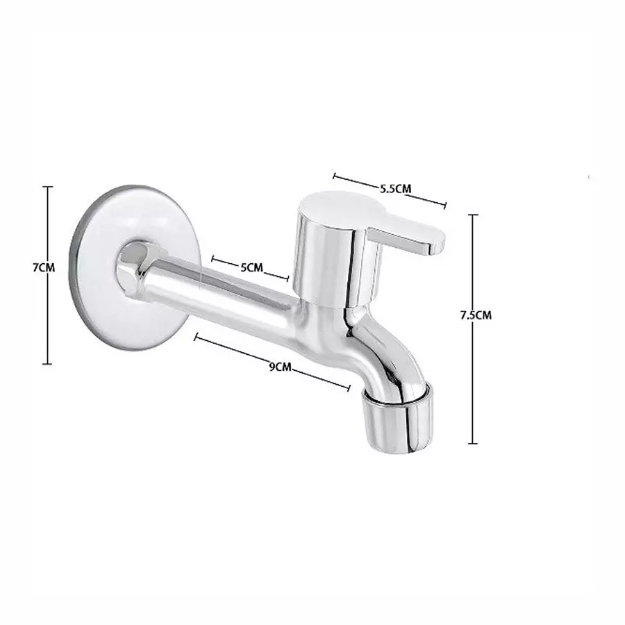 fastgear-long-body-tap-stainless-steel-chrome-finish-silver-fg1483-pack-of-4