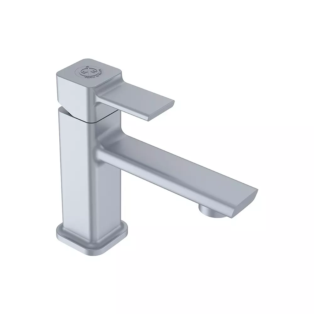 RN PTMT Single Lever Basin Mixer Deck Mount Metallic Grey 20 mm Faucet Hole, RNABP08B07