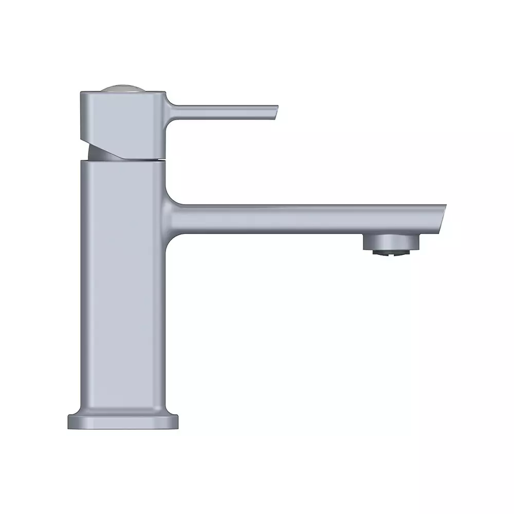 RN PTMT Single Lever Basin Mixer Deck Mount Metallic Grey 20 mm Faucet Hole, RNABP08B07