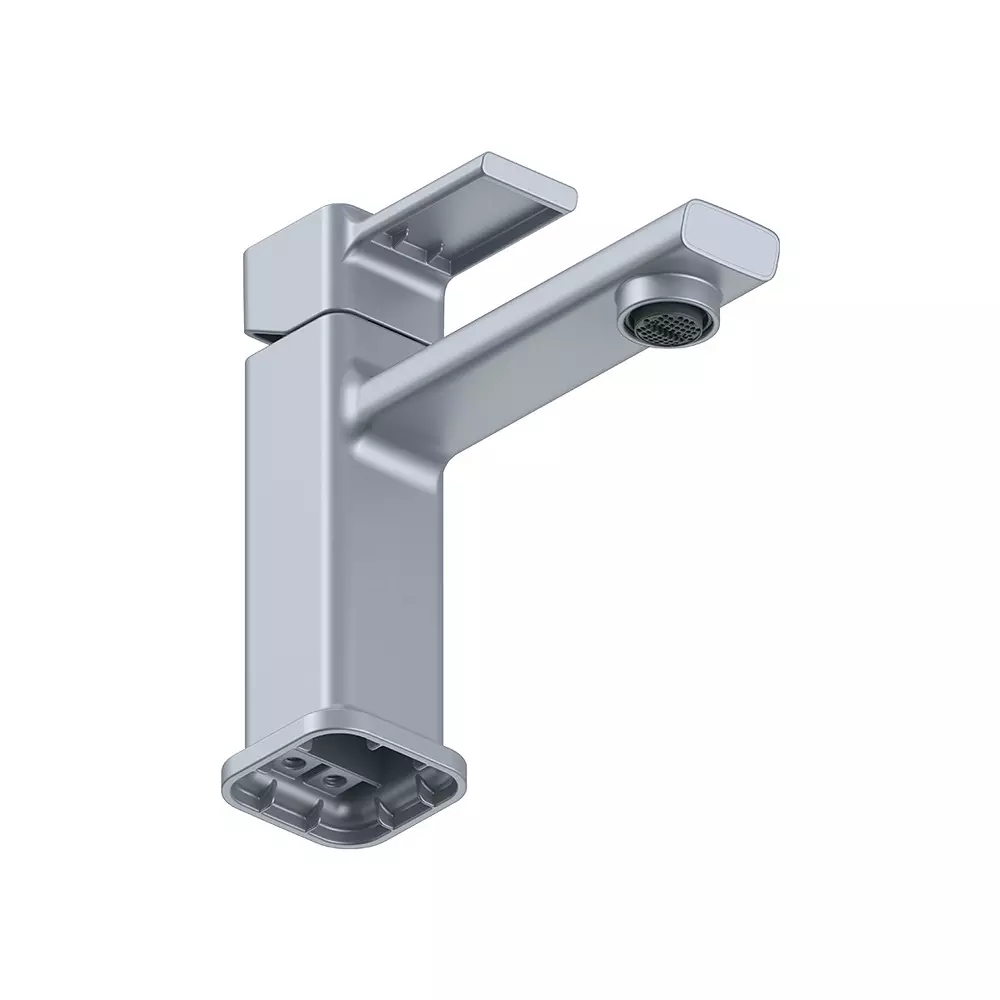 RN PTMT Single Lever Basin Mixer Deck Mount Metallic Grey 20 mm Faucet Hole, RNABP08B07