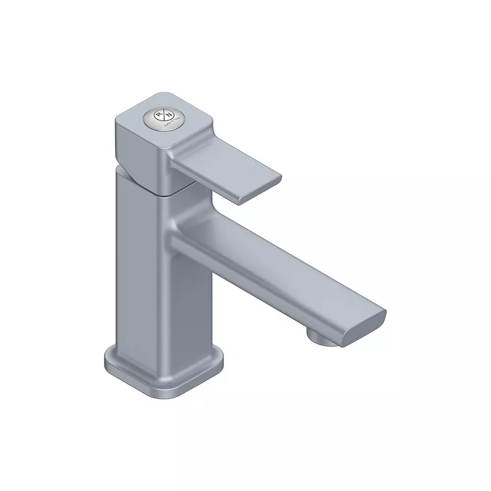 RN PTMT Single Lever Basin Mixer Deck Mount Metallic Grey 20 mm Faucet Hole, RNABP08B07
