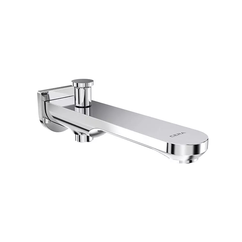 Cera Elante Bath Tub Spout With Wall Flange and Button Arrangement For Telephonic Shower, F1022662