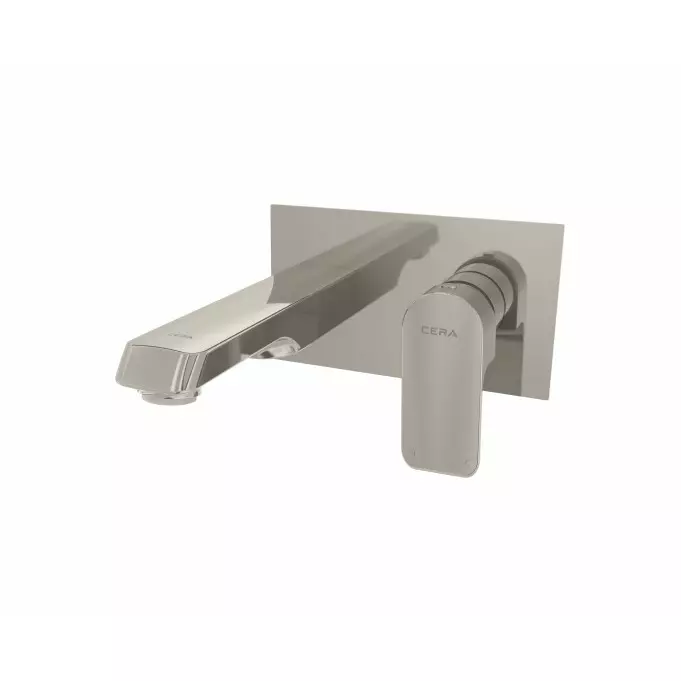 CERA CHELSEA Basin Mixer Concealed Diverter Single Lever Wall Mount PVD Finish Graphite Grey, F1016474GG