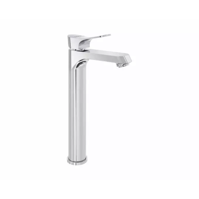 CERA PERLA Basin Mixer Single Lever Deck Mount Chrome Plating Chrome, F1012453