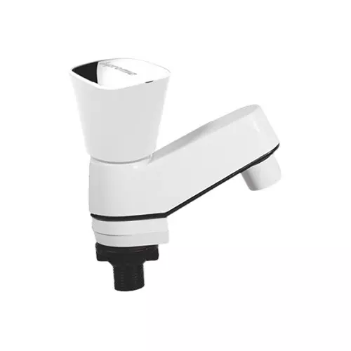 SUPREME Crown Series Pillar Tap Quarter Turn Plastic, Milky White