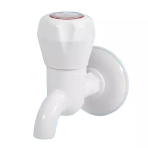 SUPREME Classic Series Bib Tap with Flange Quarter Turn Plastic