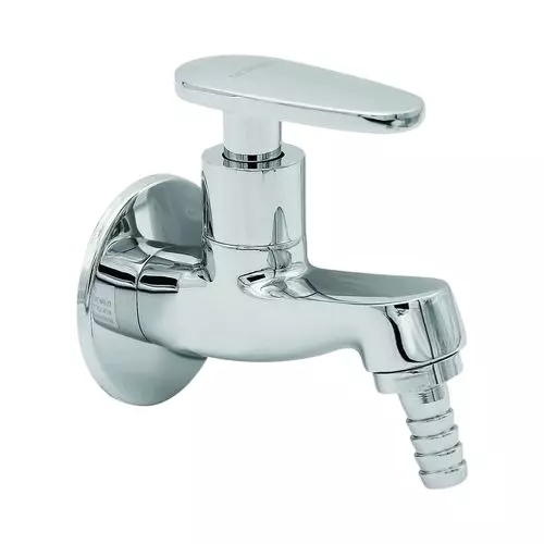 Somany Bib Tap with Nozzle Signature Collection Spanda Series Chrome Finish Metal Body, 272210440231