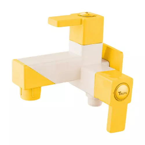 TRIJAL Oscar Plus Two Way Bib Cock With Flange 20 mm Spindle & 15 mm Thread, OSP-106