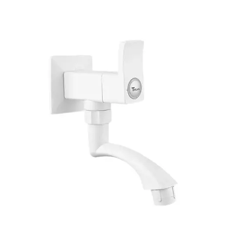 TRIJAL Spark Magic Sink Cock With Flange White 15 mm Thread & 20 mm Spindle, SPK-119 (Pack of 24)