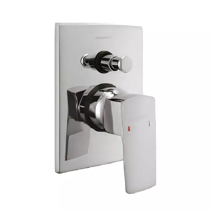 Somany Exposed Part for High Flow/3 Inlet Diverter Signature Collection Optimus Series Chrome Finish Deck Mount, 272151450021