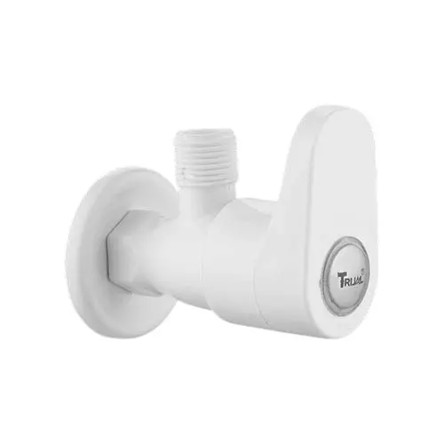 TRIJAL Rio Angle Cock with Flange White, RIO-102 (Pack of 60)