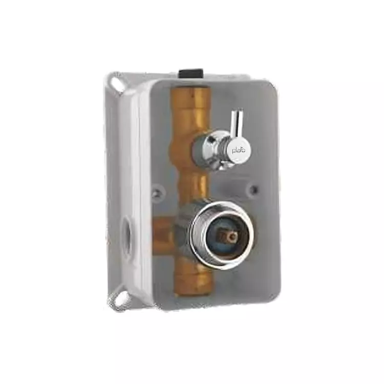 PLATO TRENDY Series High Flow Diverter Concealed Body 40 mm Silver, T-301