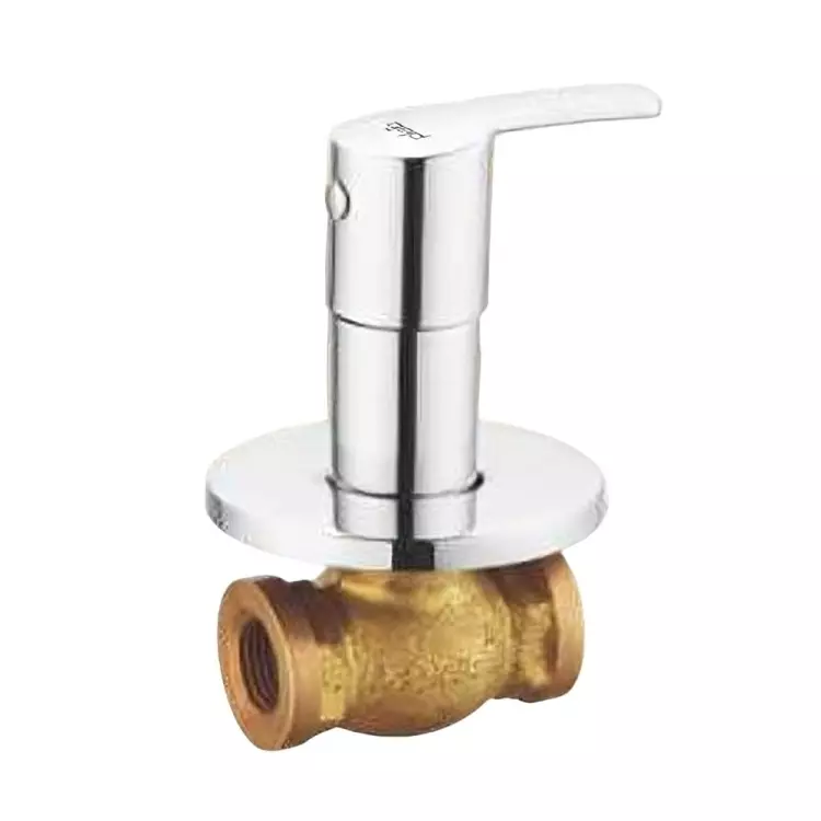 PLATO NEW AVOKA Series Concealed Stop Cock Wall Mount Silver, AMC 005