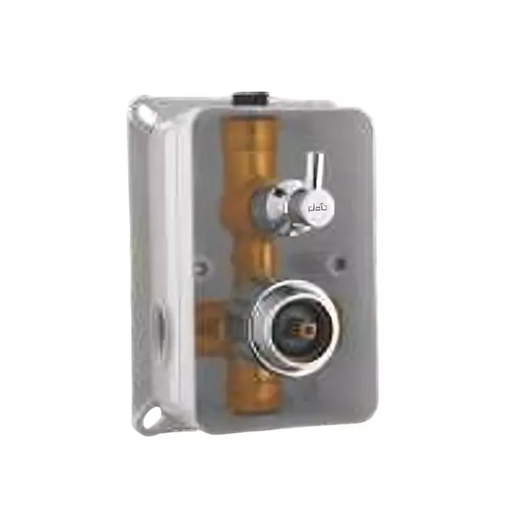 PLATO ROMAN Series High Flow Diverter Concealed Body Wall Mount Silver, R-301