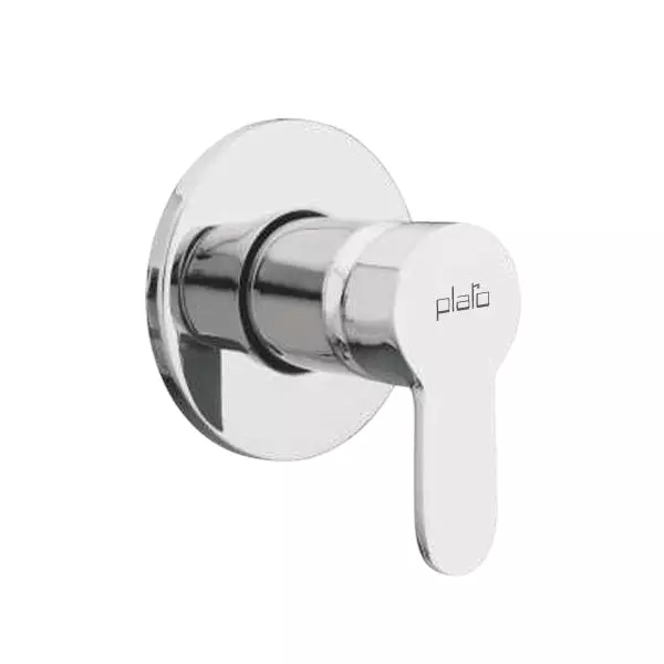 PLATO Cartridge Outer Outlet  2 Inlet (1 Outlet) Wall Mount Silver, 308