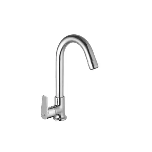 CASLLA Swan Neck with Swinging Spout Croma Series Brass Chrome Finish Silver, COA-CHR-872310