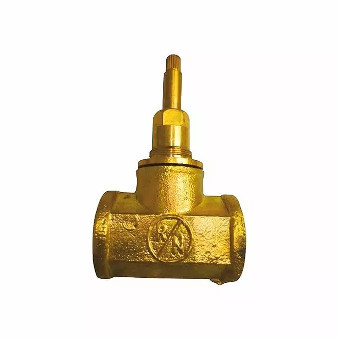 GENERIC Concealed Flush Cock for 25 mm Pipeline Without Exposed Parts Alloy Steel Gold
