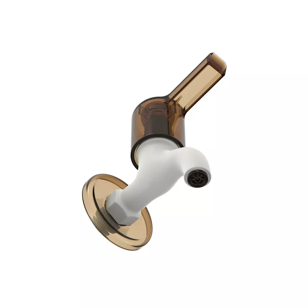 rn-deluxe-foam-flow-bib-tap-with-flange-ptmt-white-hash-brown-12-inch-15-mm-size-for-kitchen-bathroom-use-rnwin20f02