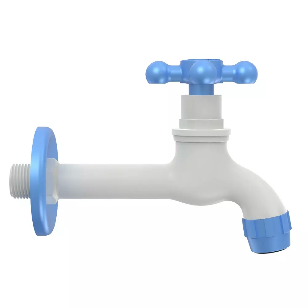 rn-rimjhim-collection-foam-flow-long-body-tap-with-flange-ptmt-box-packaging-type-white-blue-12-inch-15-mm-size-for-kitchen-bathroom-use-rnrim19a33