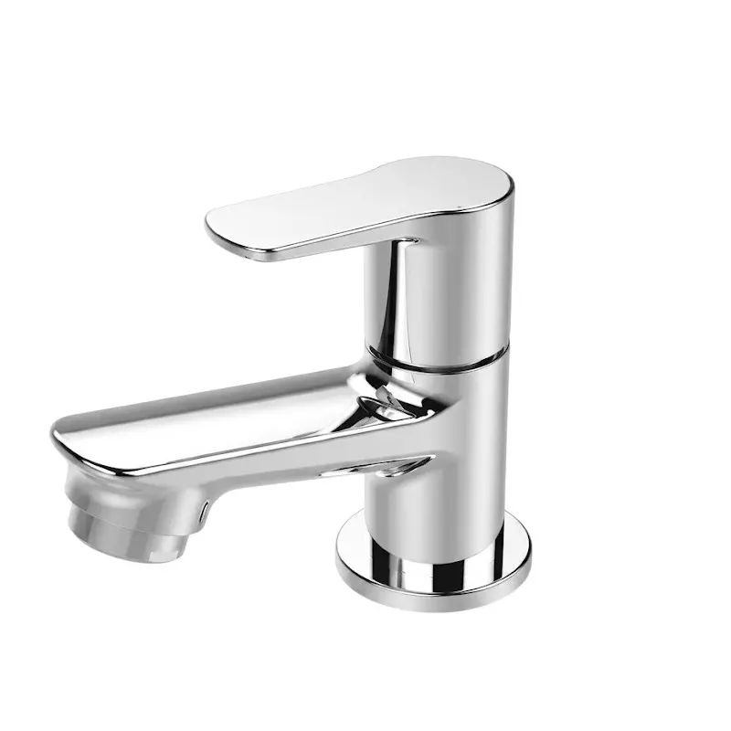 IVAS Elanza Pillar Tap Table Mounted Chrome Finish Silver for Bathroom & Toilets Use, IM12008817