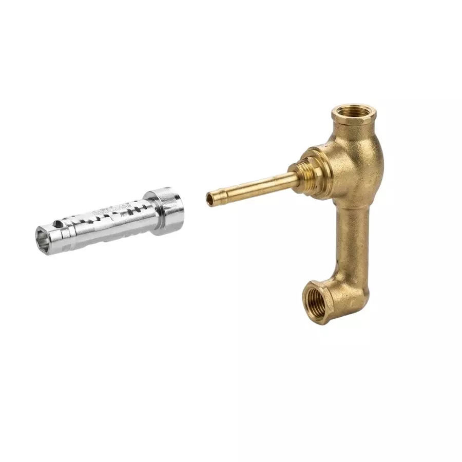 IVAS Elanza Basin Tap with Spout Wall Mounted Chrome Finish Silver & Golden for Bathroom & Toilets Use, IM12009061