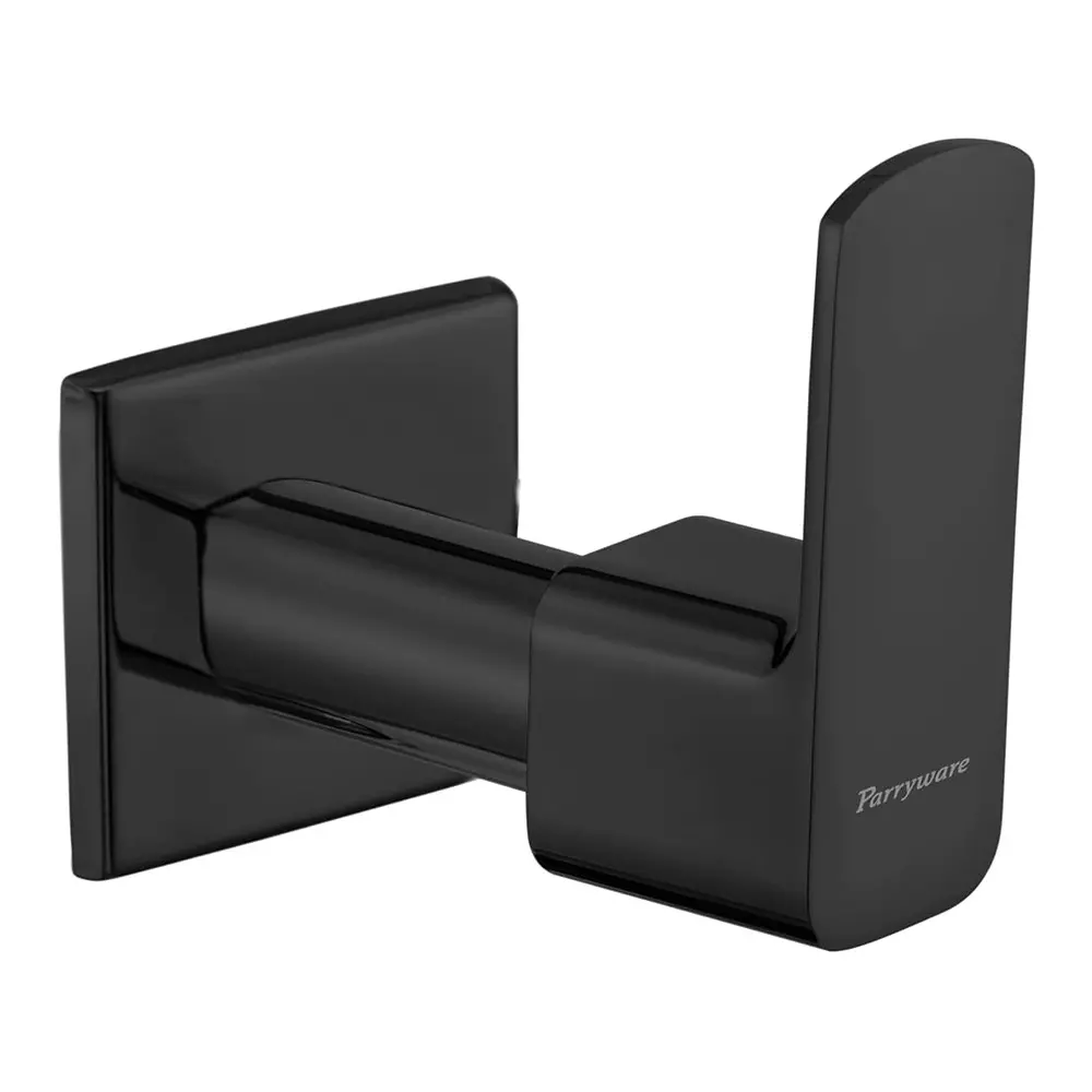 Parryware Quattro Concealed Stop Tap Upper Trim Wall Mount 15 mm Size Black, T2311A5