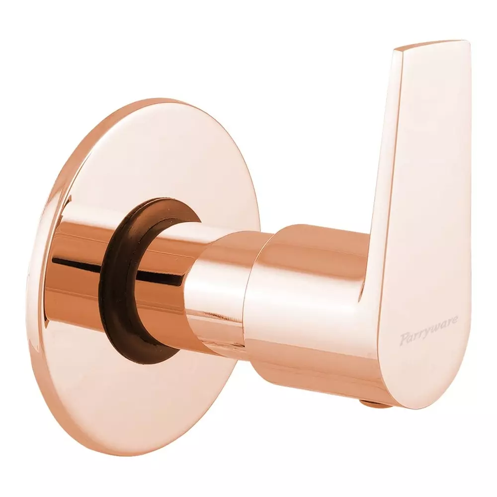 Parryware Praseo Concealed Stop Tap Upper Trim Wall Mount Deep Rose Gold, G5851A4