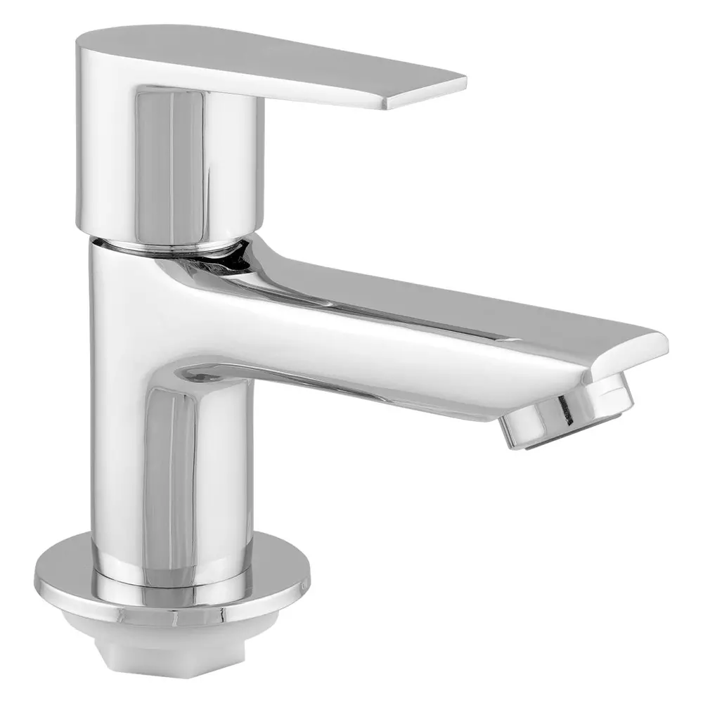 Parryware Praseo Long Neck Pillar Tap Single Lever Stainless Steel Deck Mount Chrome Finish, T131SA1