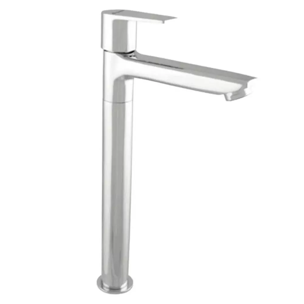 Parryware Praseo Pillar Tap Tall Body Single Lever Stainless Steel Deck Mount Chrome Finish, G5864A1
