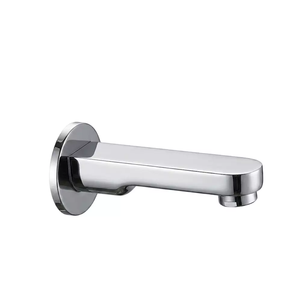 PLUMBER Ecoline Series Euphoria Range Wall Spout with Wall Flange, Chrome Finish and Wall Mounted, EPA-4105