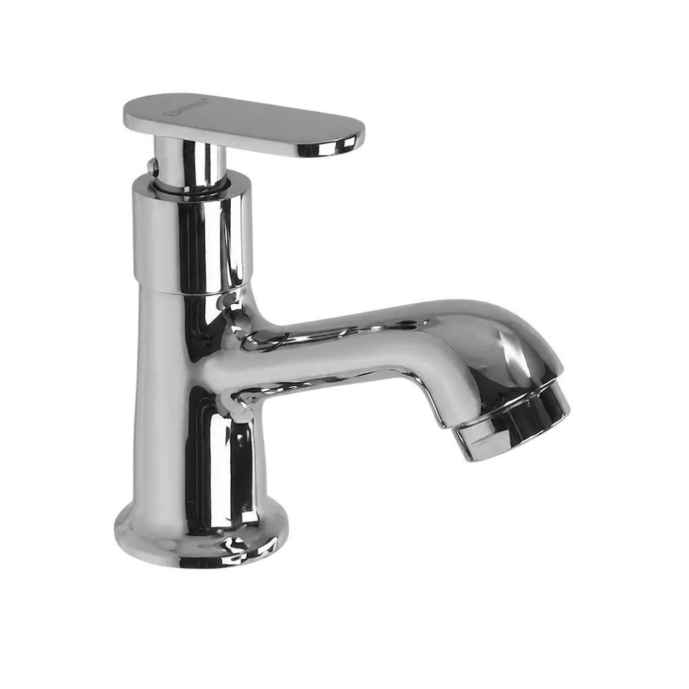 PLUMBER Ecoline Series Eva Range Pillar Tap With Foam Flow, Deck Mounted and Chrome Finish, EVA-0101