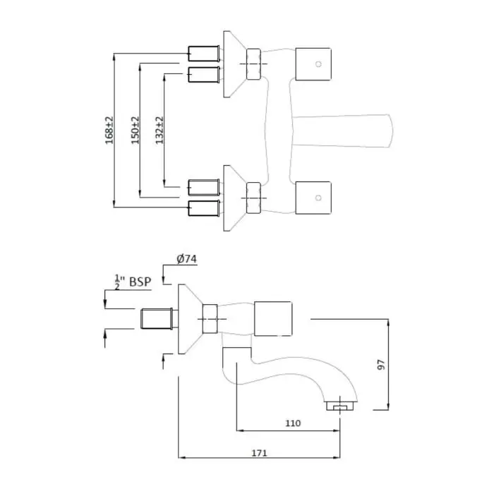 hindware-dove-wall-mixer-brass-chrome-finish-silver-f740019