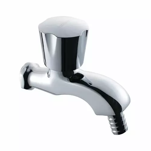 Hindware Contessa Neo Bib Cock Brass Chrome Finish Silver, F730040