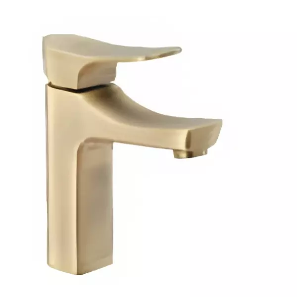 CERA Perla Single Lever Table Mount Basin Mixer Antique Brass, F1012451BA