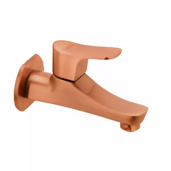 CERA Single Lever Wall Mount Bib Cock with Wall Flange and Aerator Antique Copper, F1012151AC