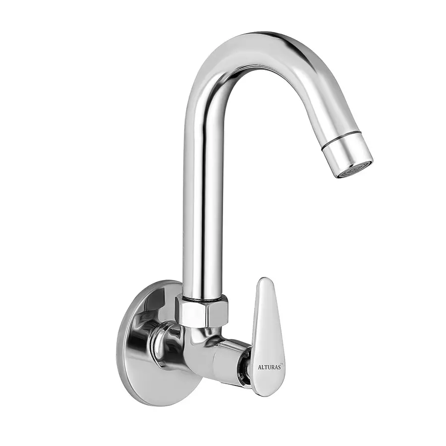 Buy ALTURAS Brass Sink Cock Tap for Bathroom/Kitchen Pillar Tap from Industrybuying.com