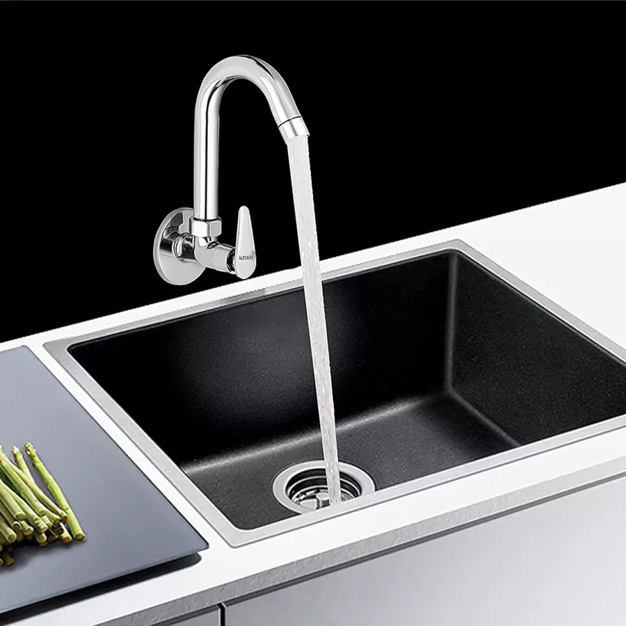 ALTURAS Brass Sink Cock Tap for Bathroom/Kitchen Pillar Tap