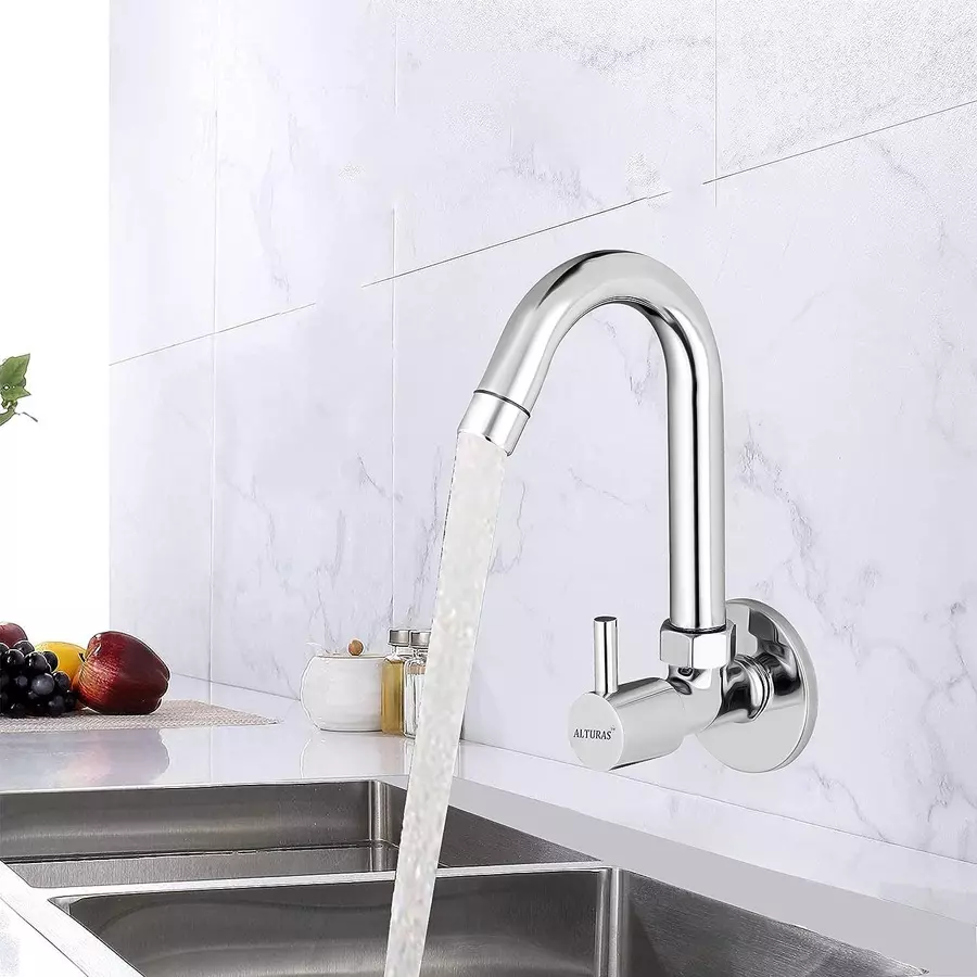 ALTURAS Turbo Brass Sink Cock Tap for Bathroom/Kitchen Pillar Tap
